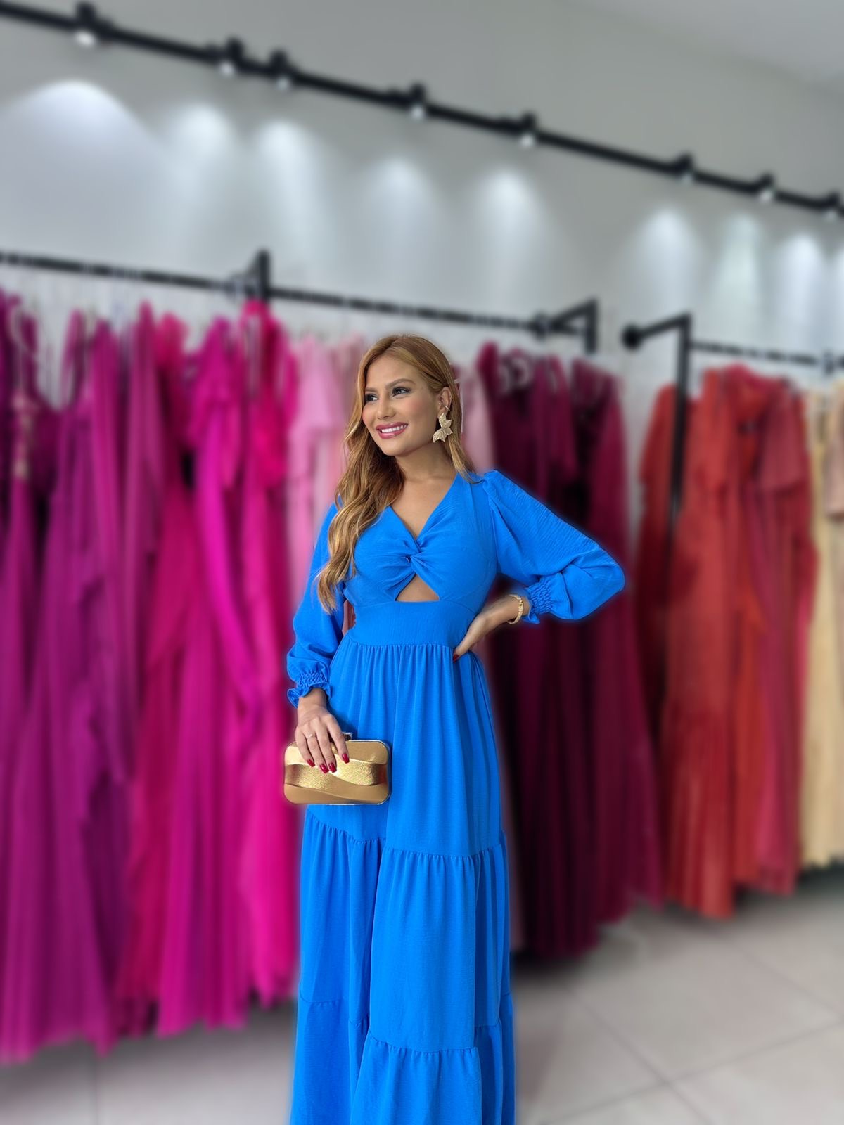 Vestido Longo Social Veronica