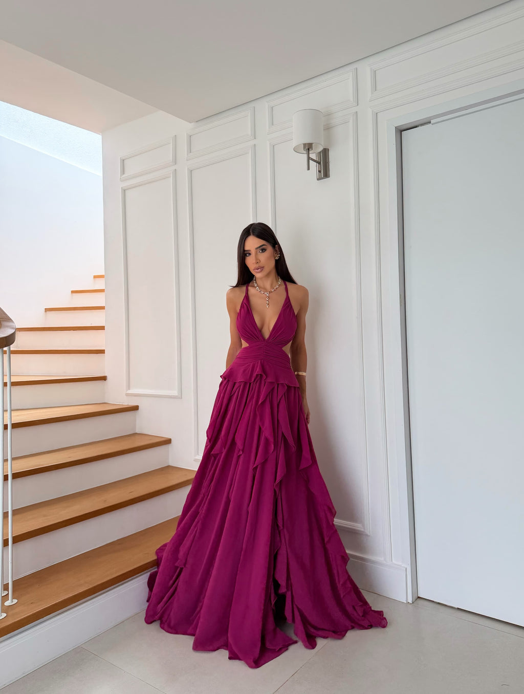 VESTIDO AURORA COSTAS NUA