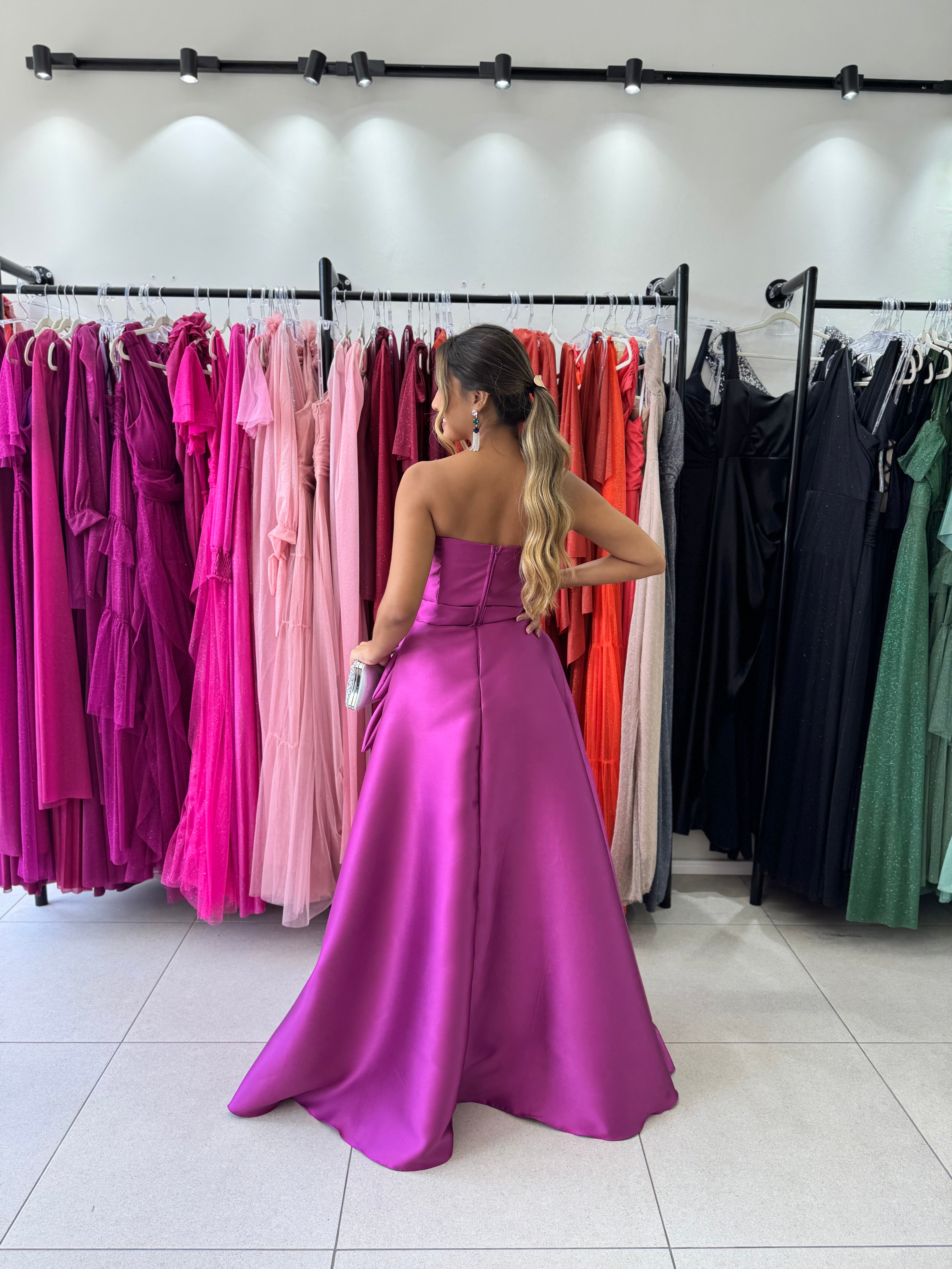 Vestido Ananda Laço Removível