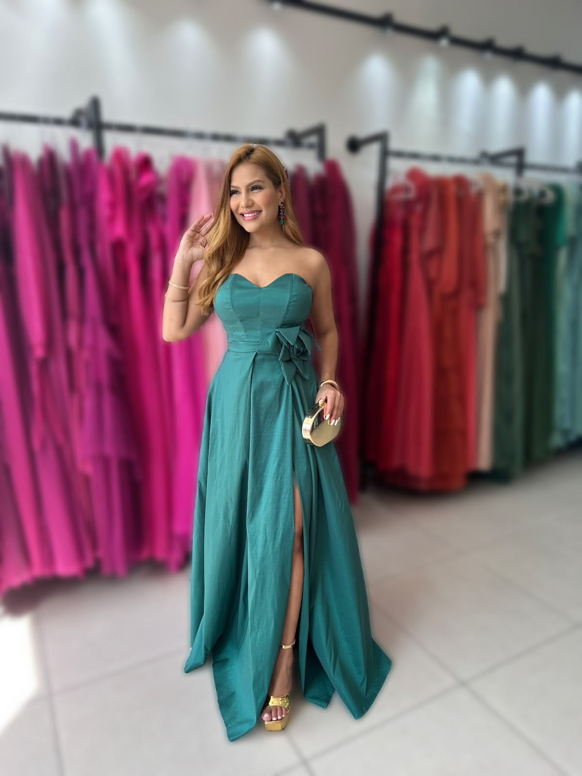Vestido Montesa Tafetá