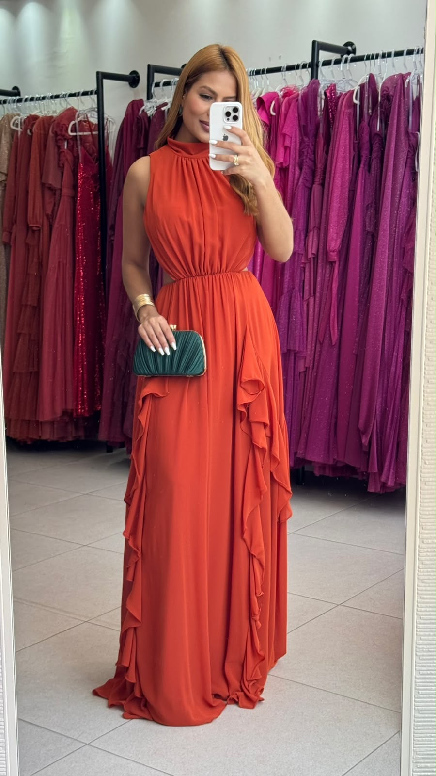 Vestido Mariana Costas Aberta