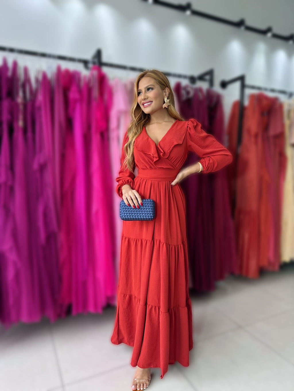 Vestido Longo Social Madalena