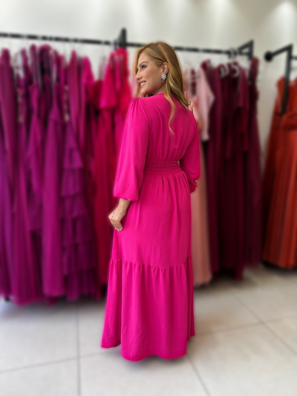 Vestido Cristina Manga Longa