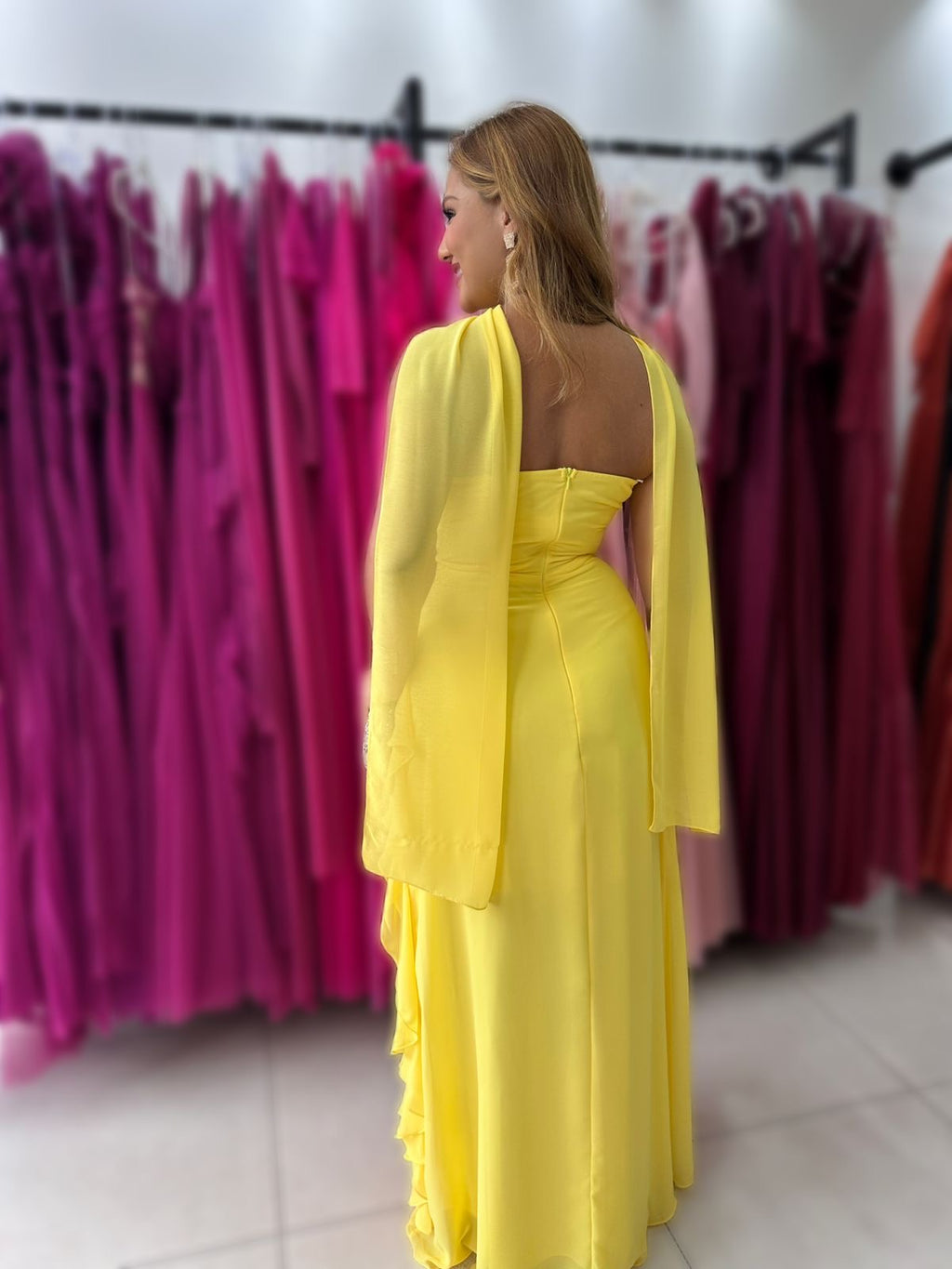 VESTIDO HAVANNA COM ECHARPE