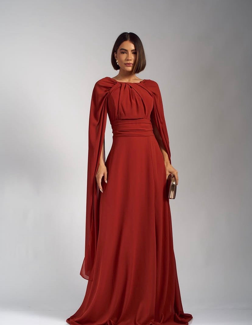 VESTIDO ISABELLA Echarpe Removível
