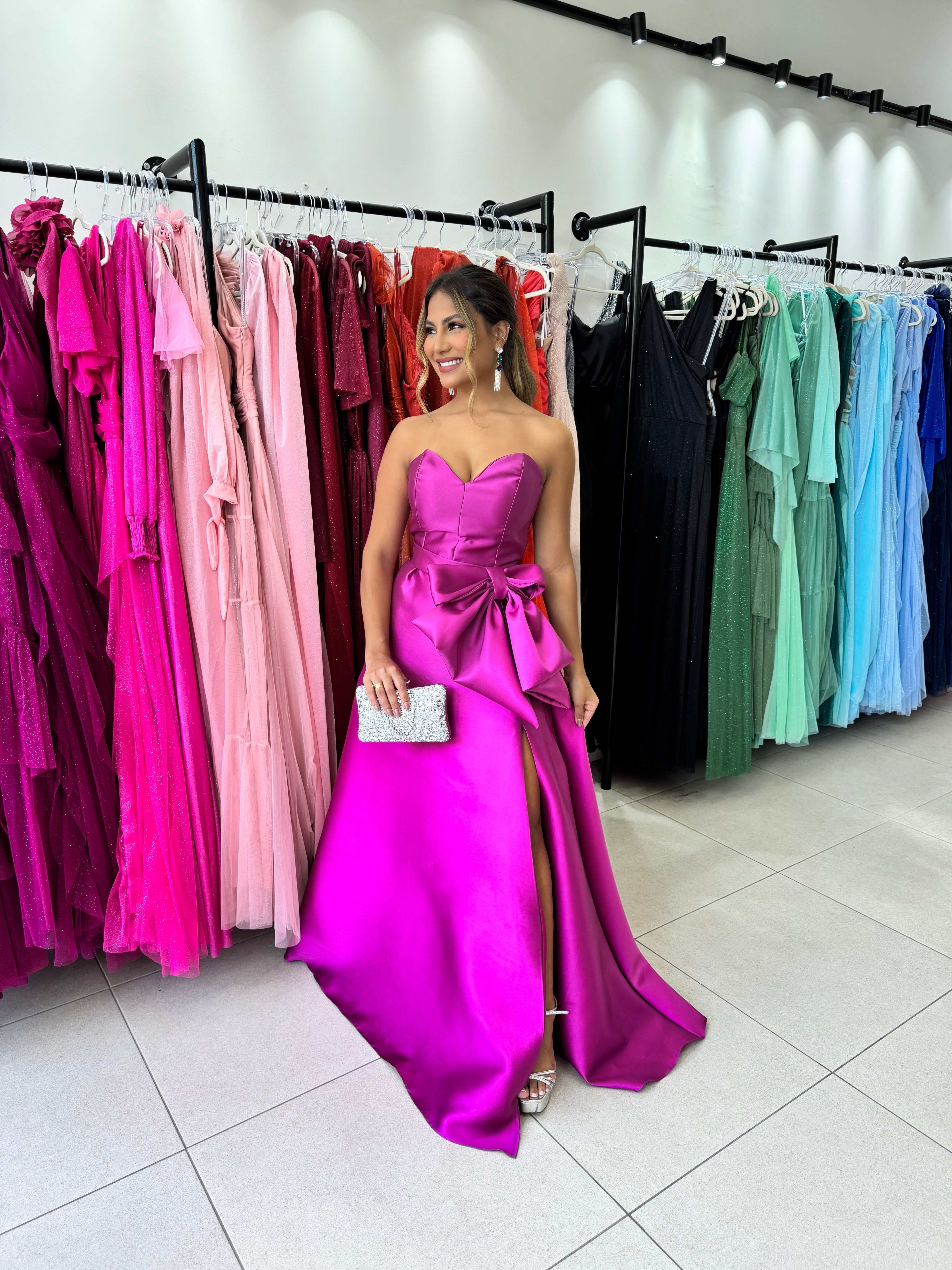 Vestido Ananda Laço Removível