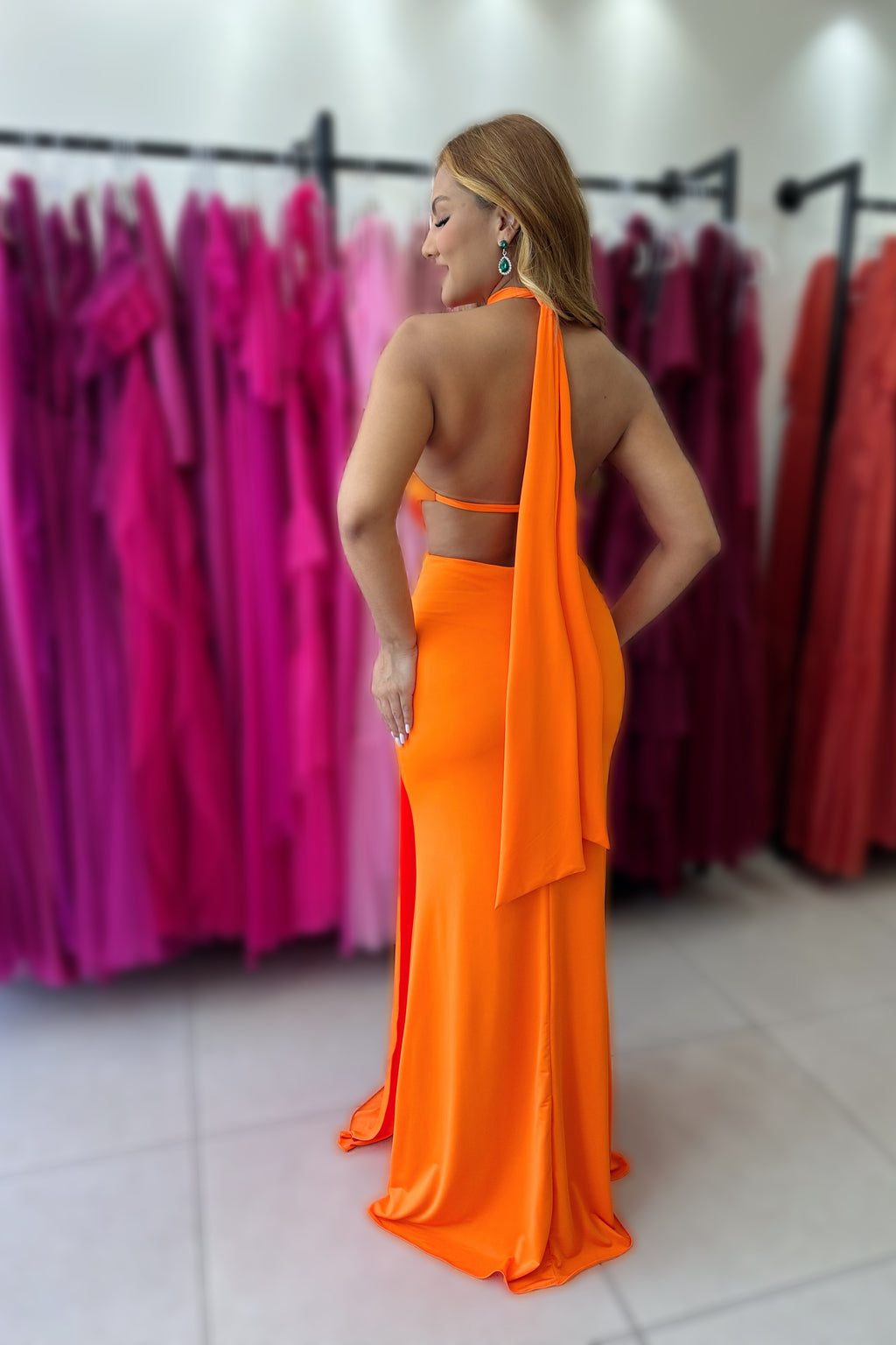 VESTIDO GRÉCIA COSTAS NUA
