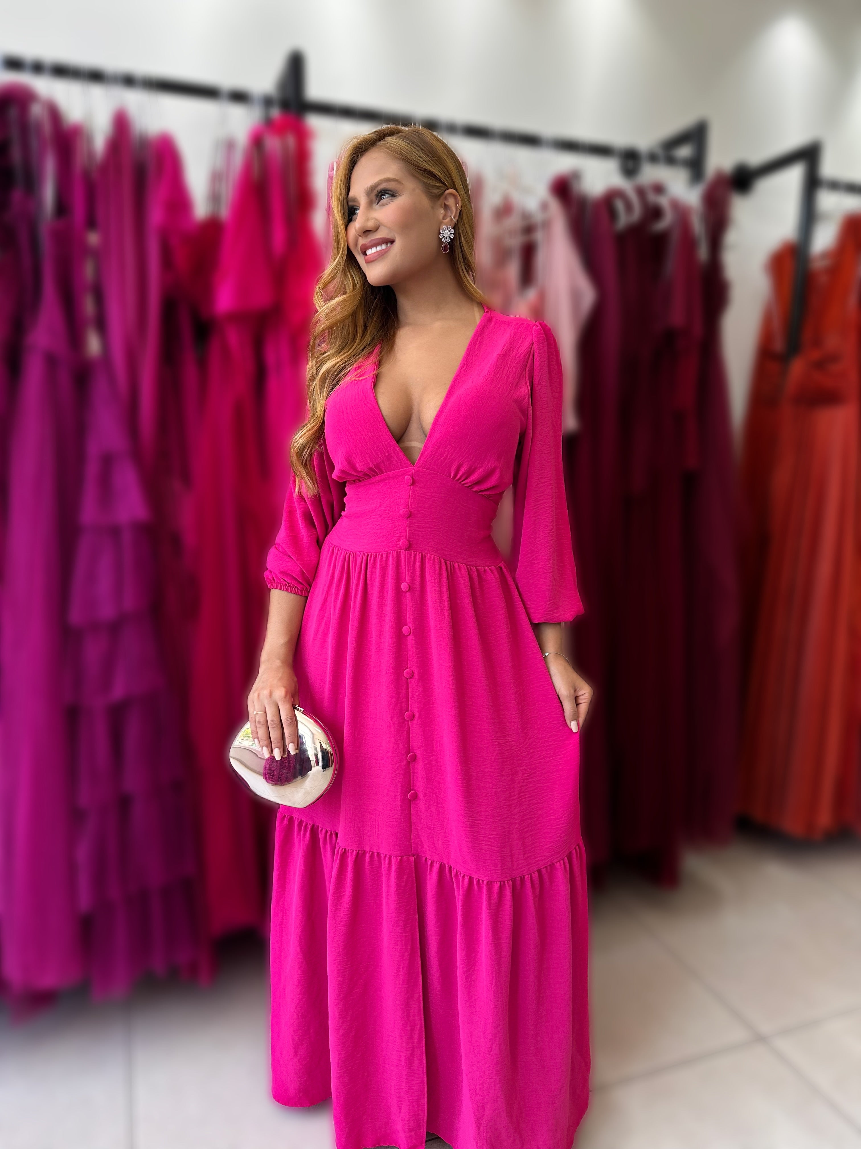 Vestido Cristina Manga Longa