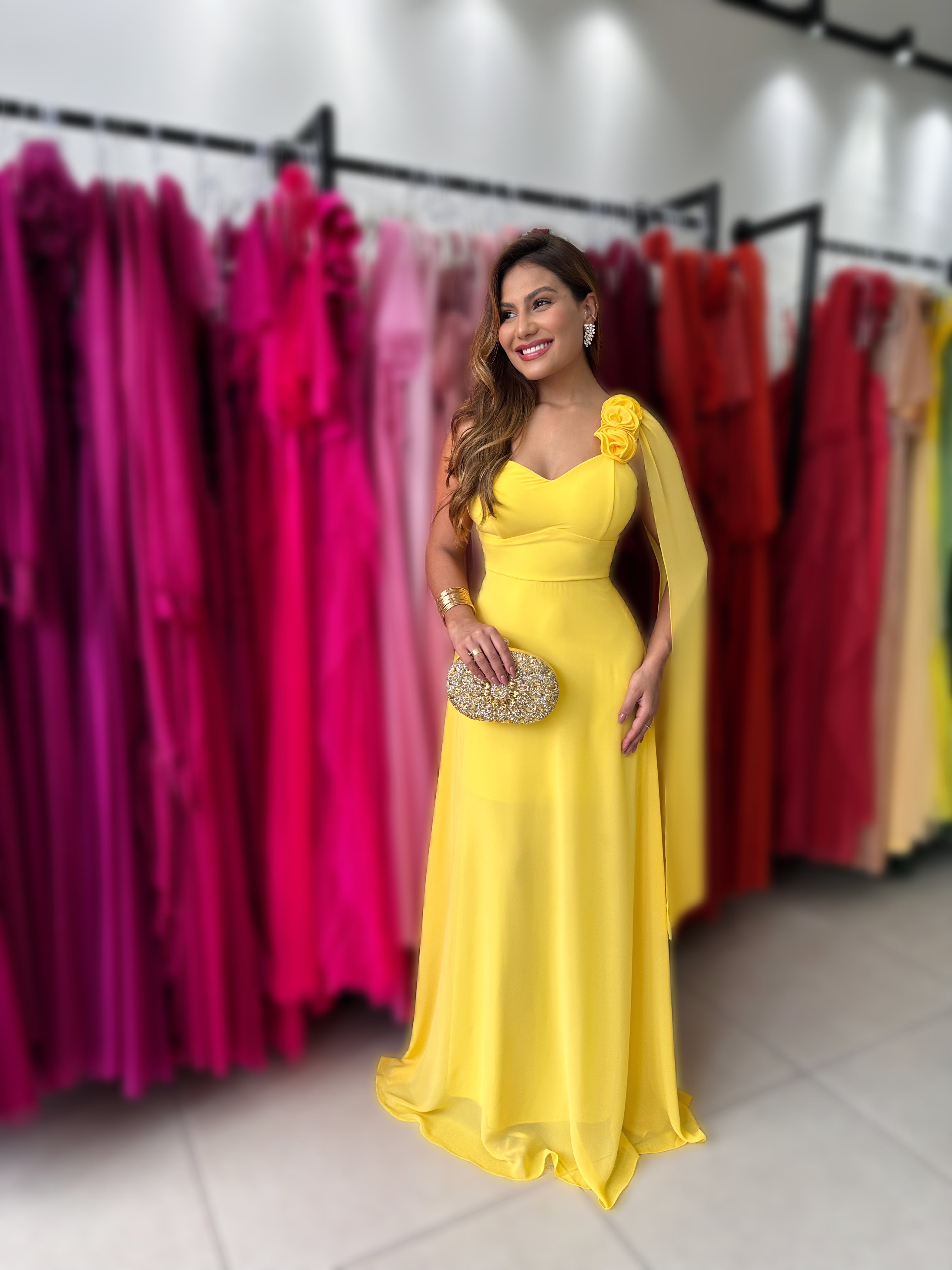 VESTIDO MARGARIDA CHIFFON