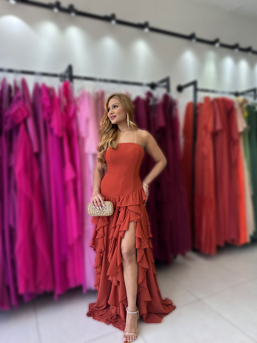 Vestido Carmem Cintura Baixa