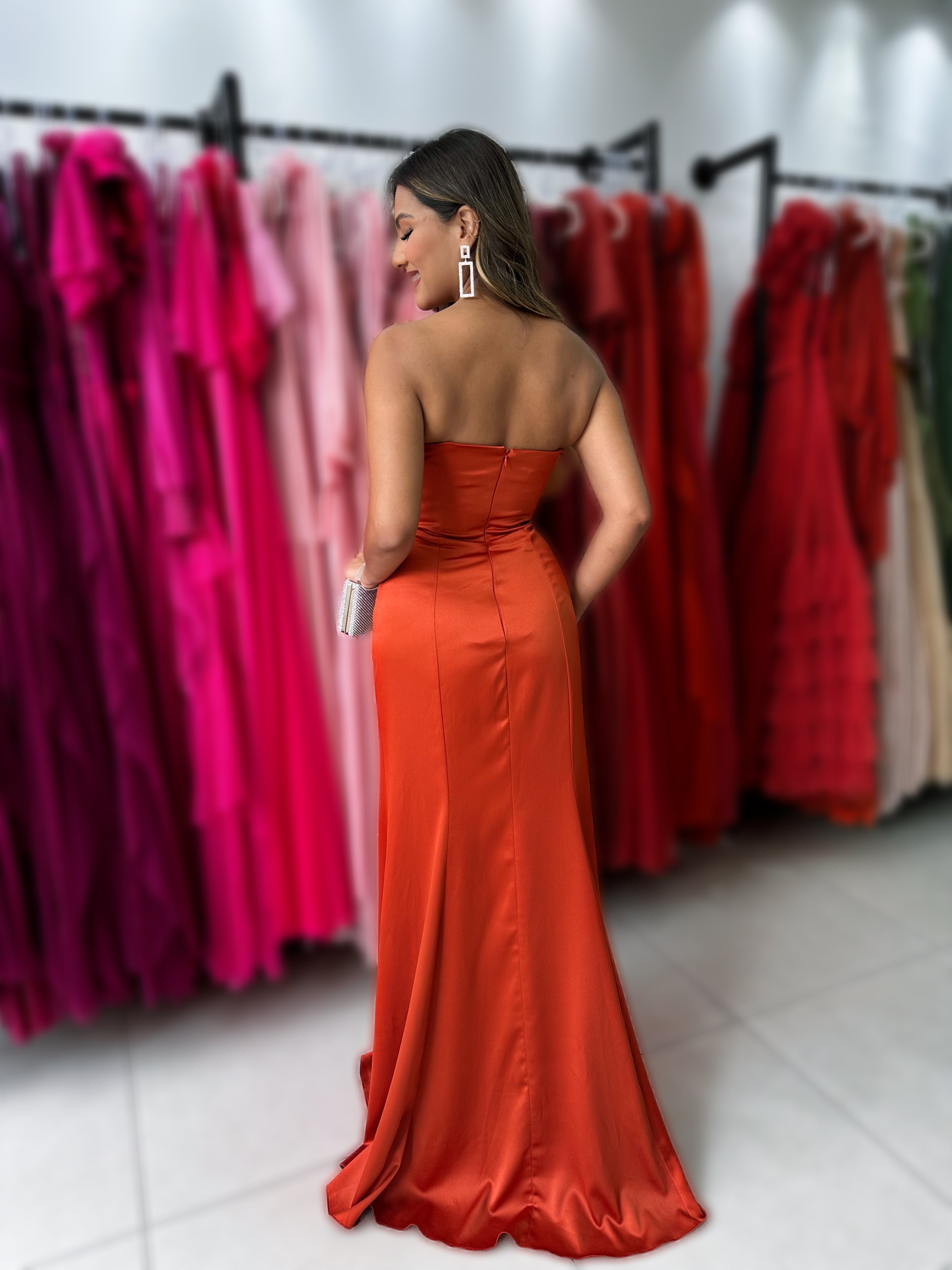 VESTIDO SATIN