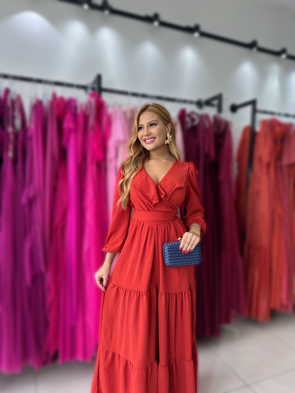 Vestido Longo Social Madalena