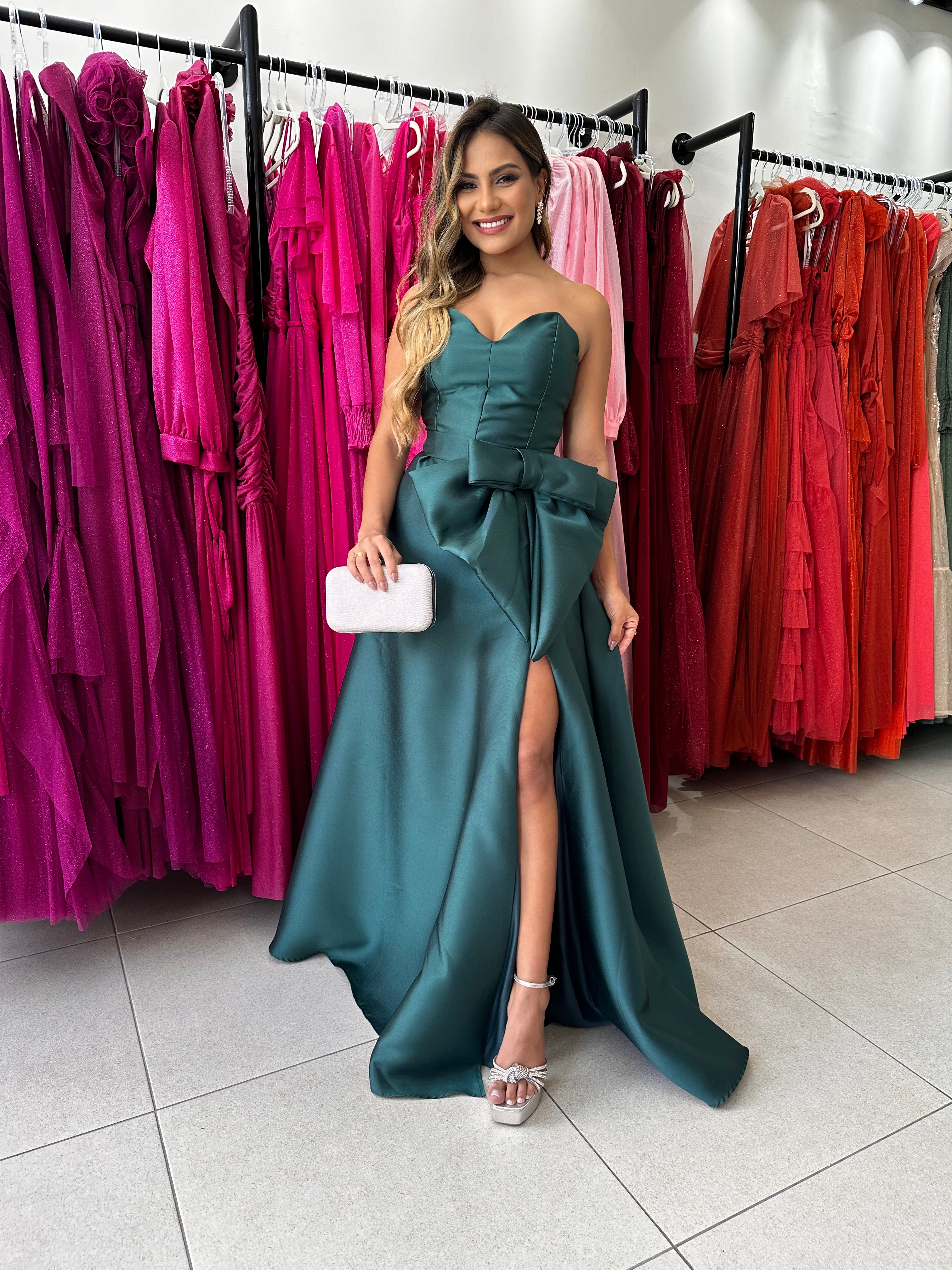 Vestido Ananda Laço Removível