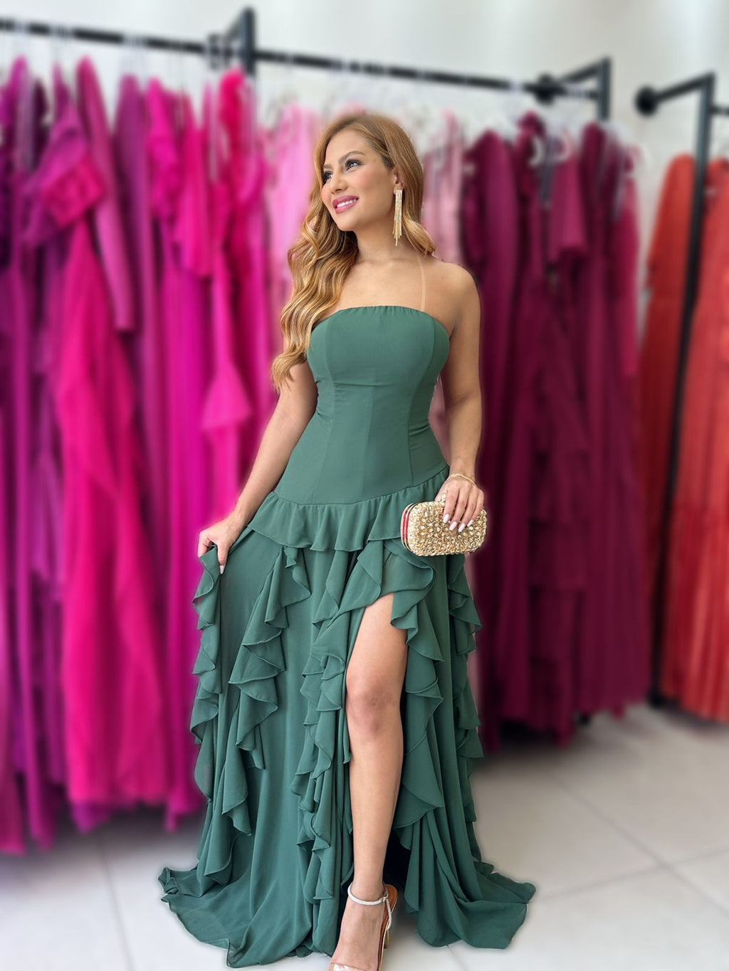 Vestido Carmem Cintura Baixa