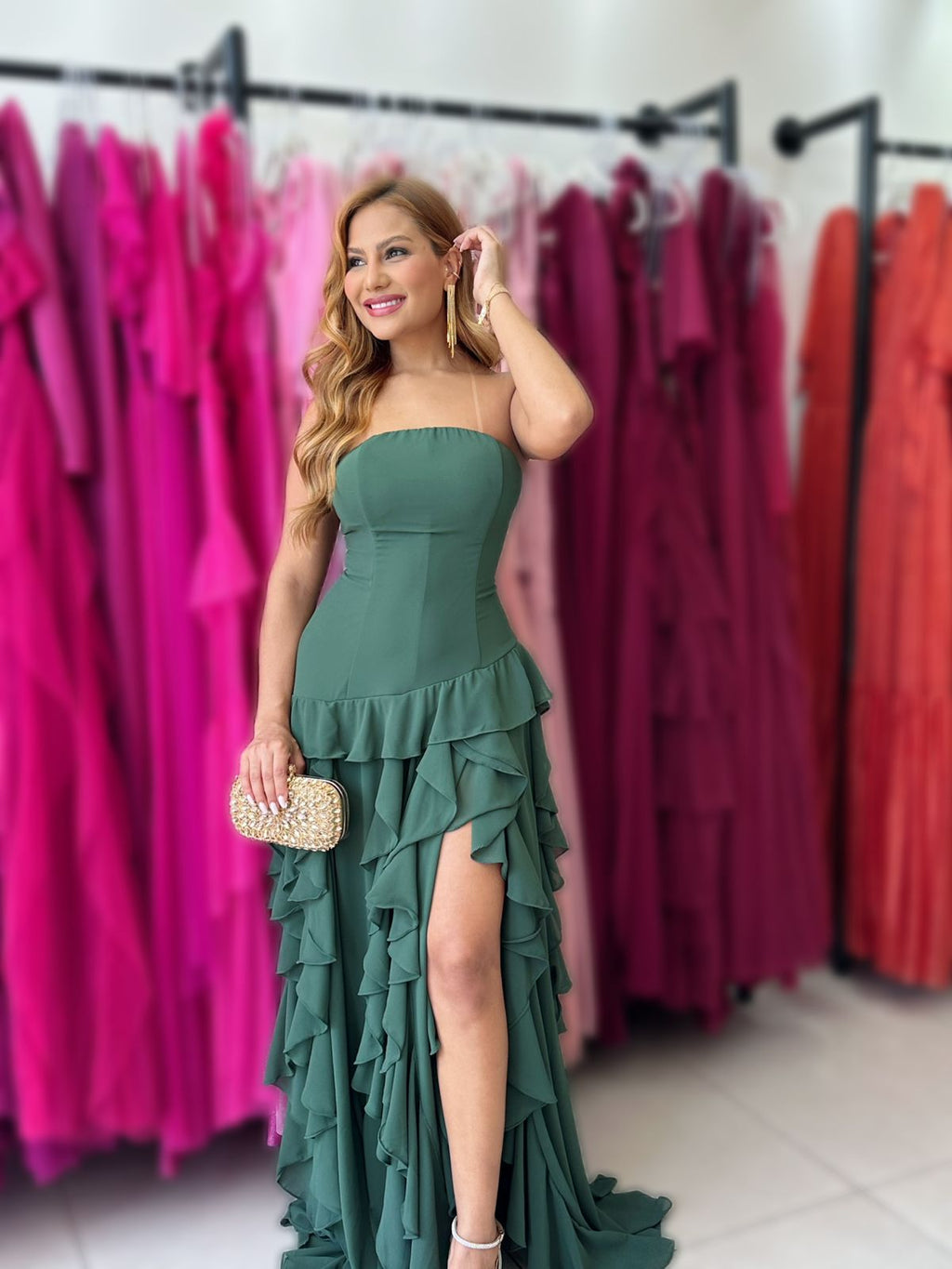 Vestido Carmem Cintura Baixa