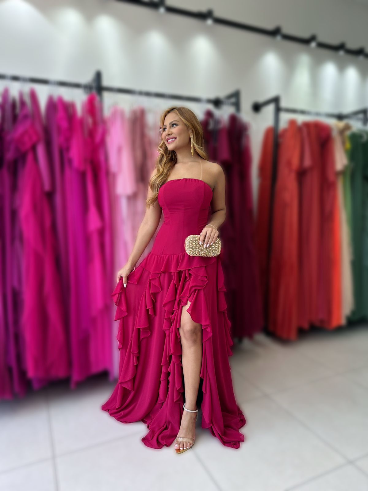 Vestido Carmem Cintura Baixa