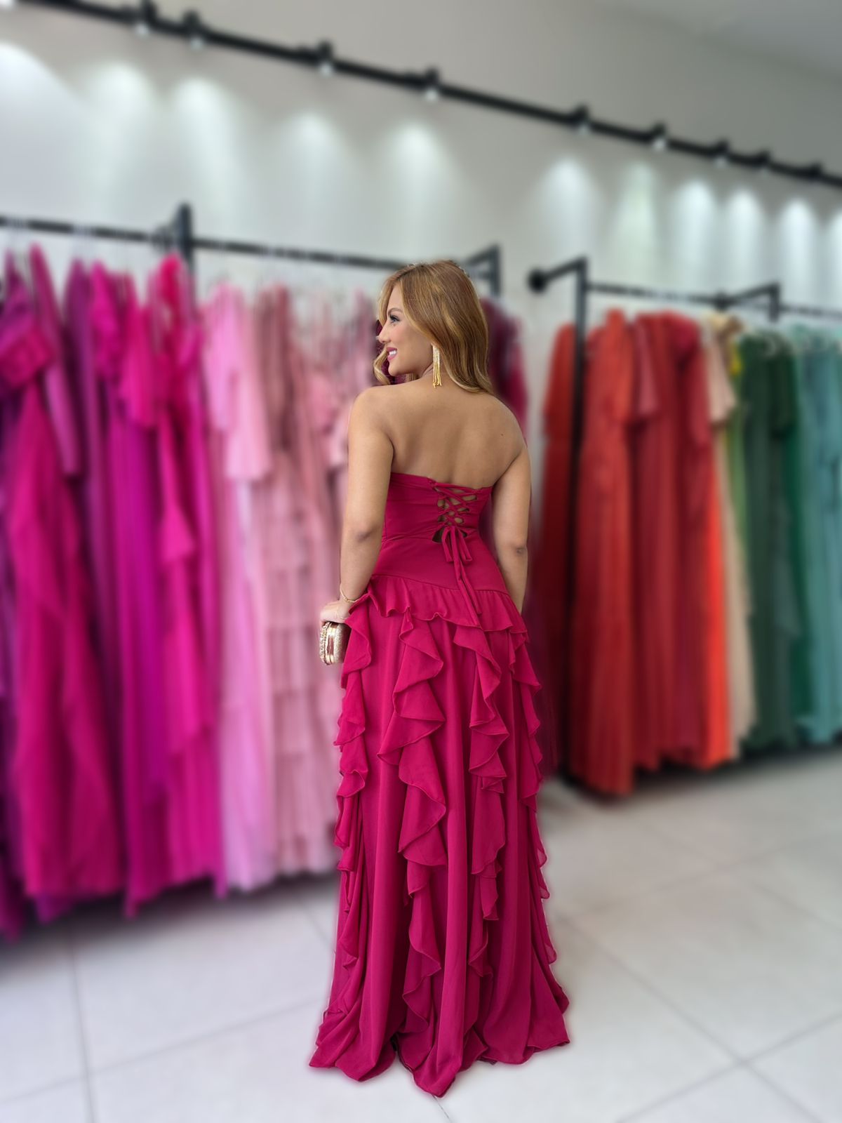 Vestido Carmem Cintura Baixa