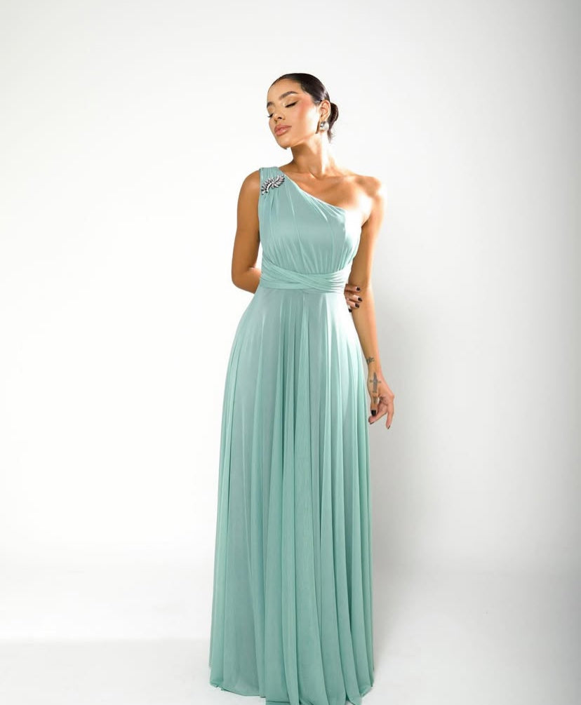 VESTIDO STRASS