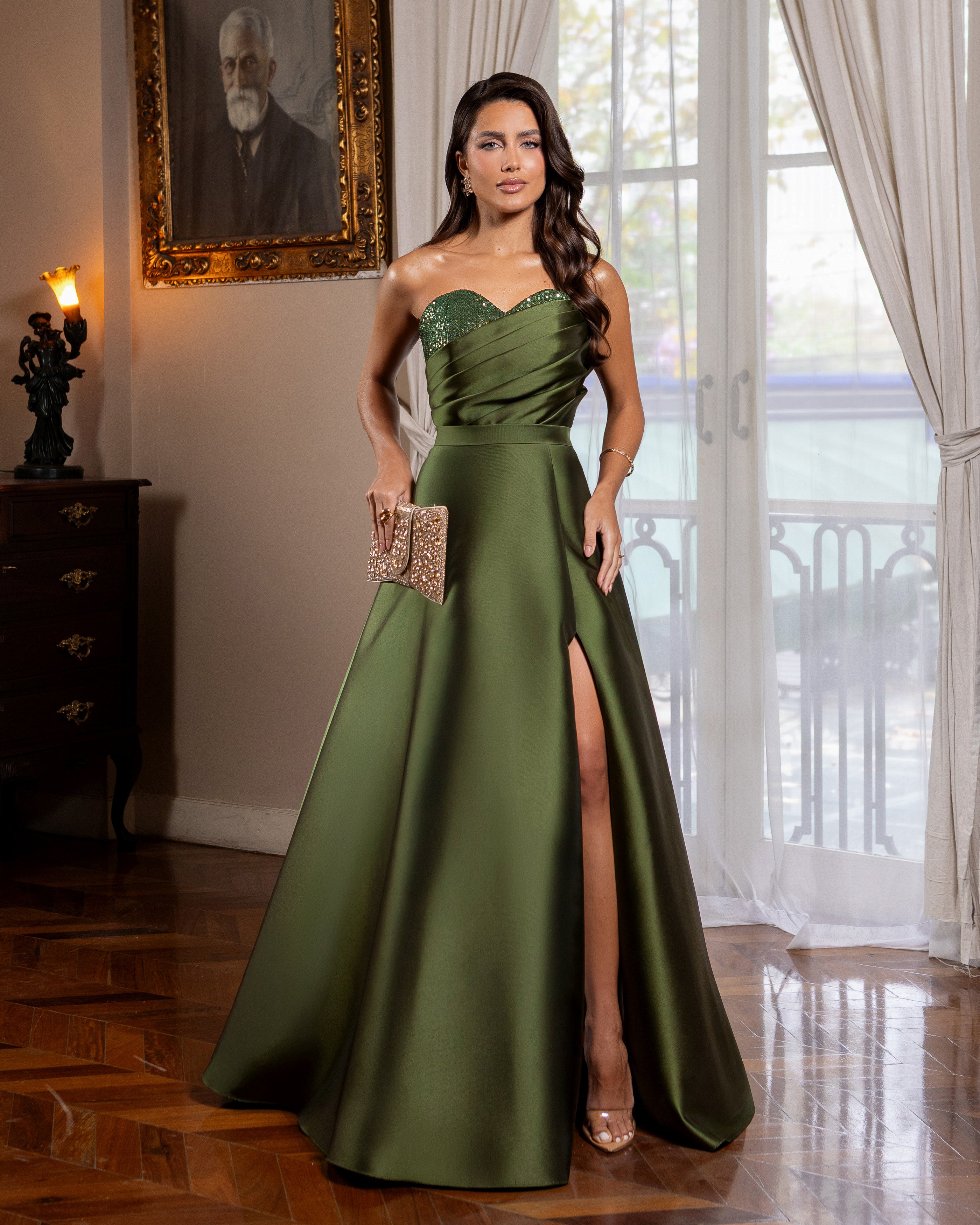 VESTIDO FRANÇA Busto Paetê