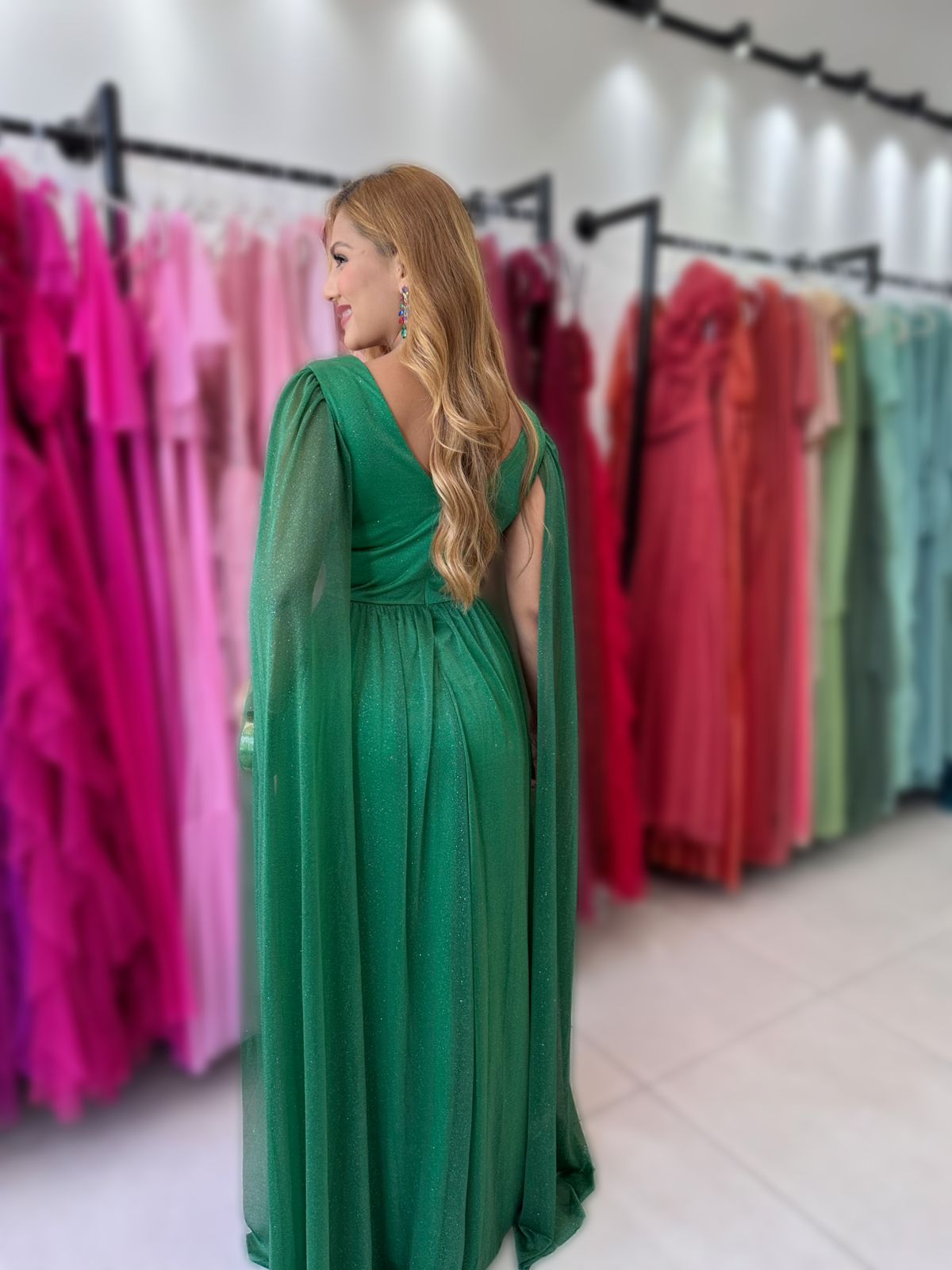 VESTIDO XANTHE COM CAPA