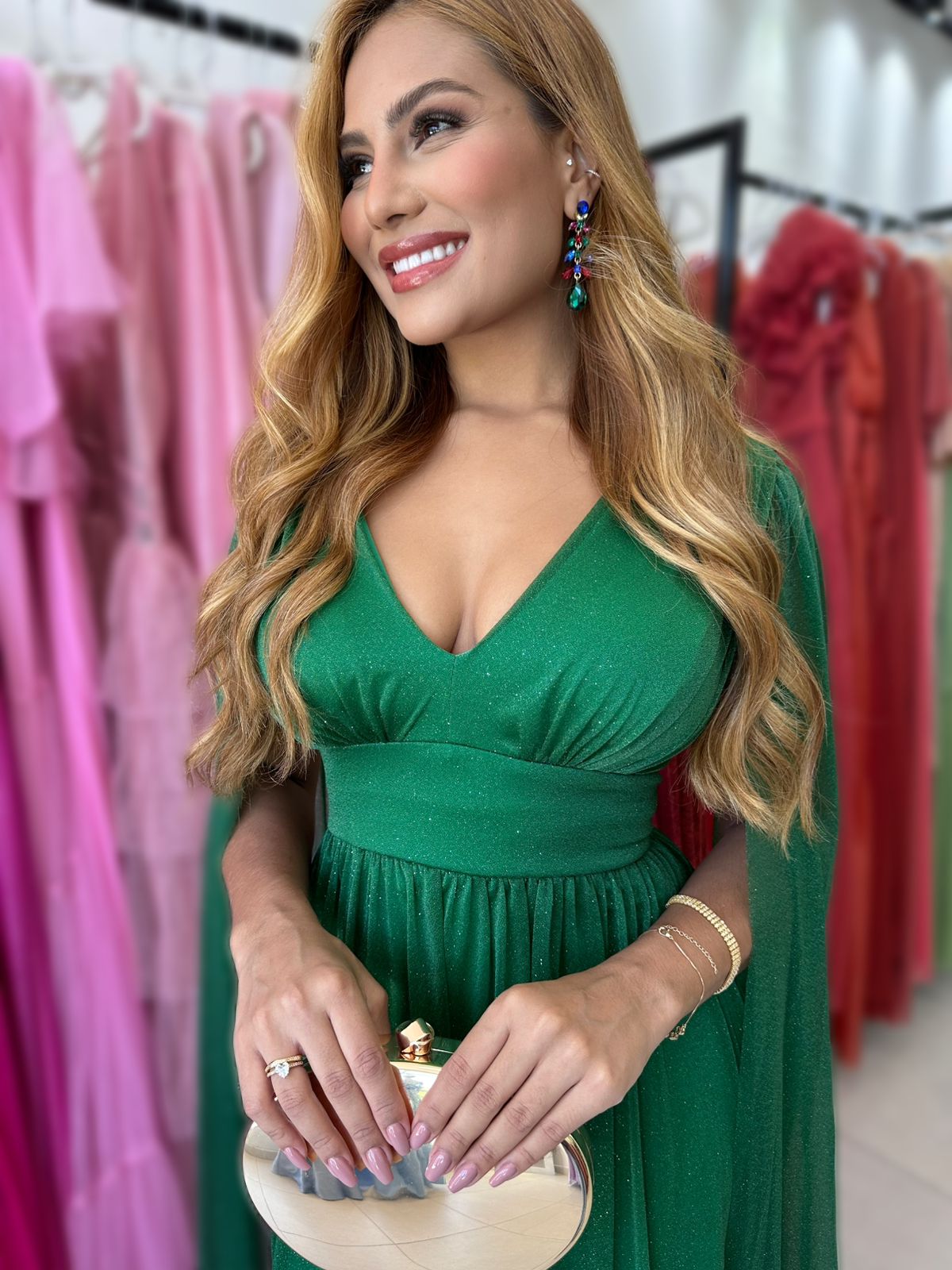 VESTIDO XANTHE COM CAPA