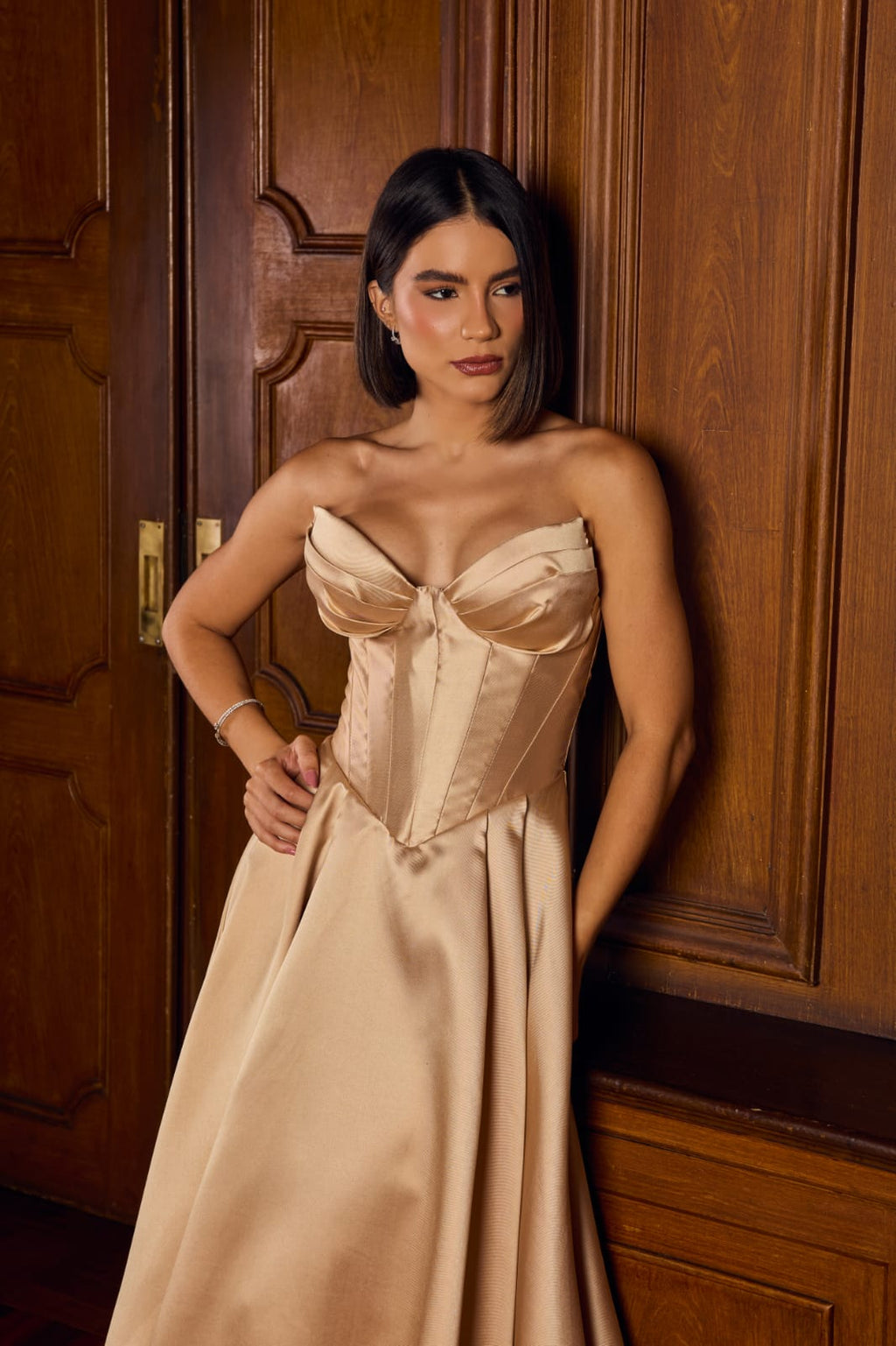 VESTIDO LUANA DOURADO