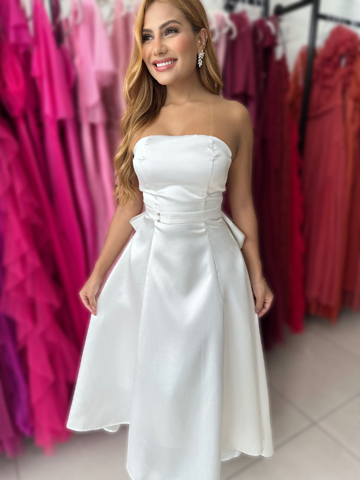 VESTIDO LAÇO CHANDELLE