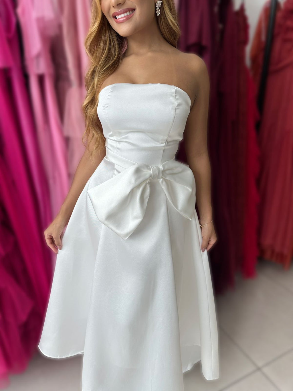 VESTIDO LAÇO CHANDELLE