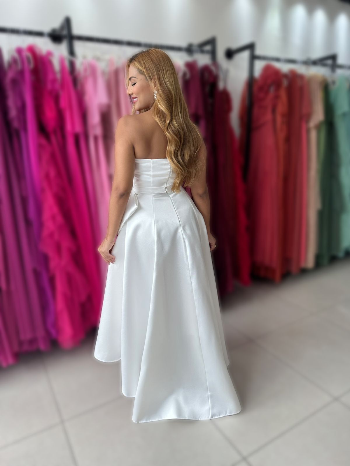 VESTIDO LAÇO CHANDELLE