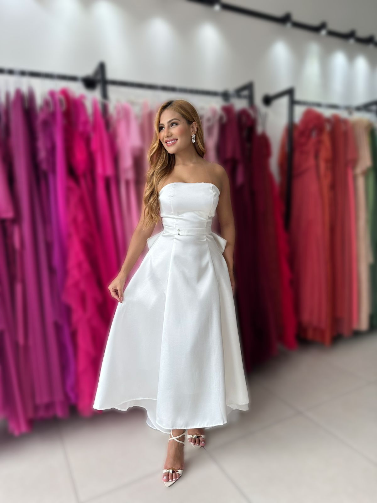 VESTIDO LAÇO CHANDELLE