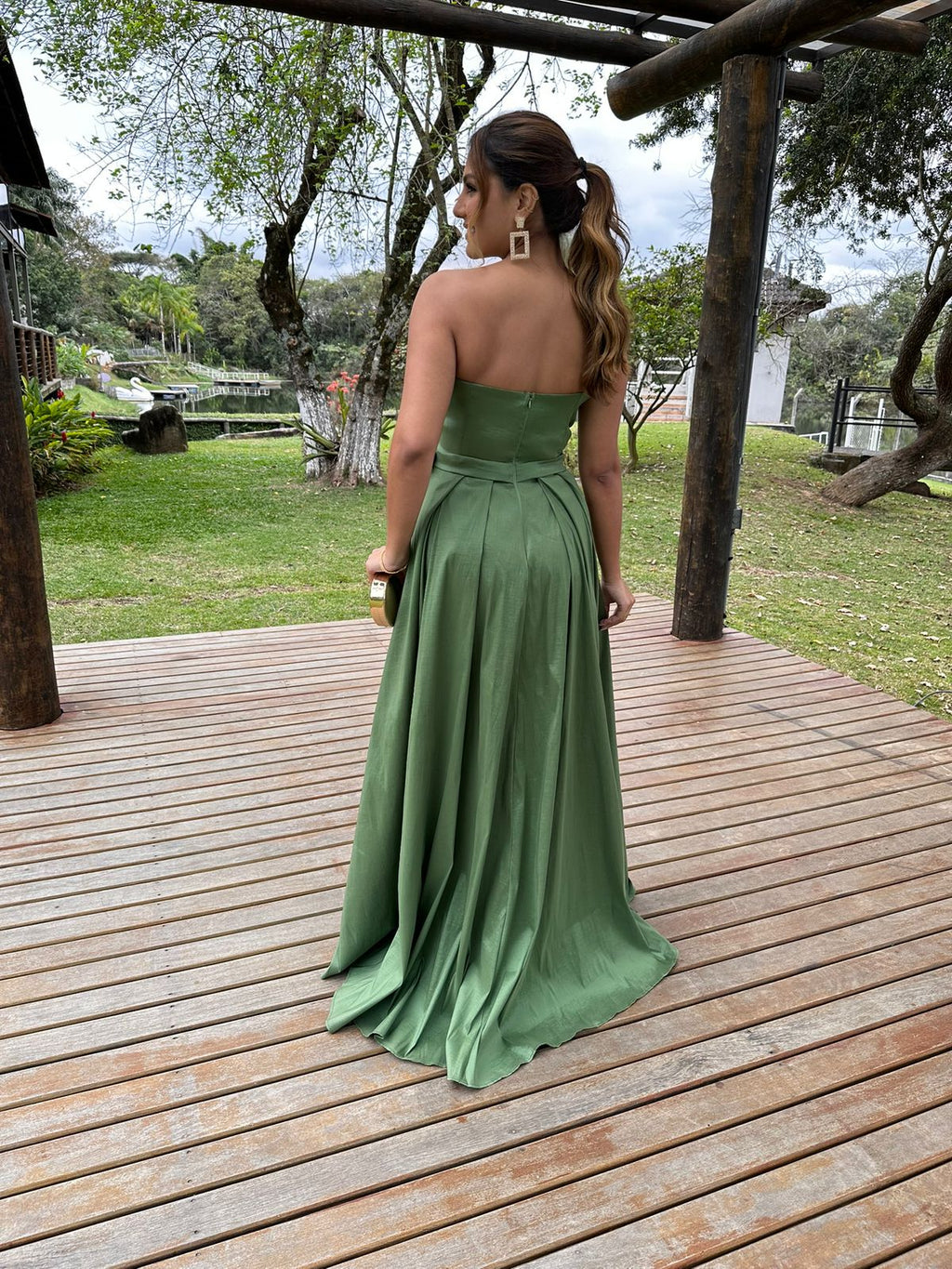 VESTIDO MONALISSA TAFETÁ