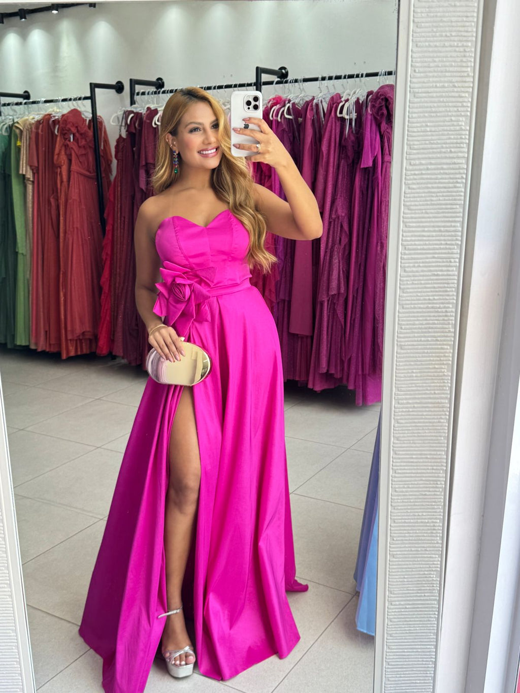 VESTIDO MONALISSA TAFETÁ