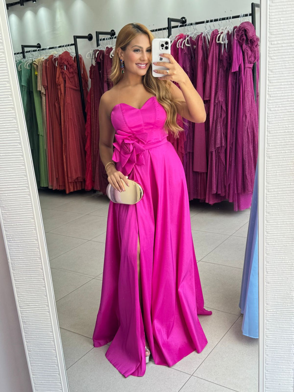 VESTIDO MONALISSA TAFETÁ